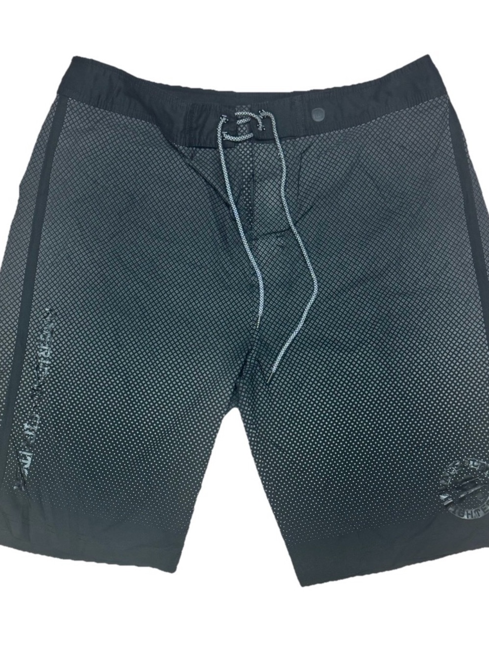 American Fighter Black Gradient Dot Swim Board Shorts Trunks Surf Beach 36